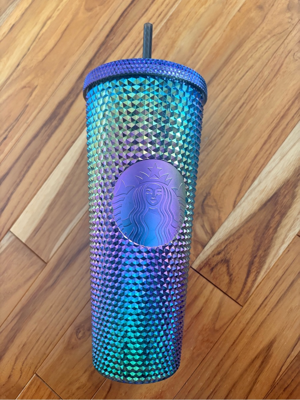 Starbucks Iridescent Studded Tumbler - Blue Purple Green